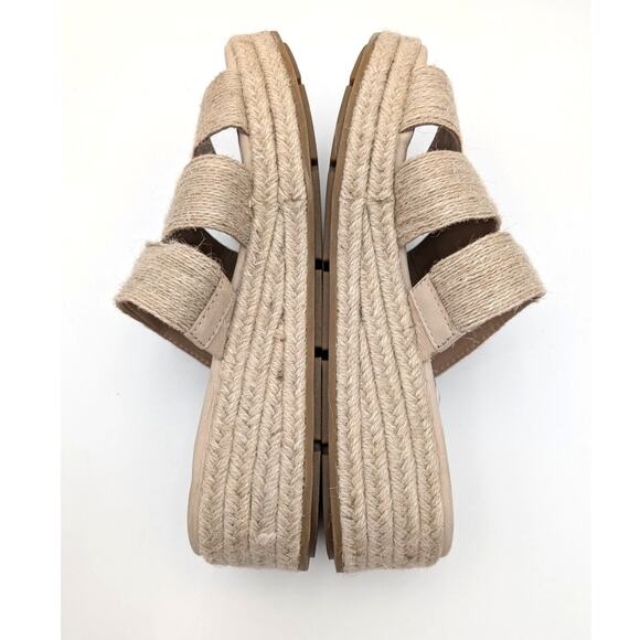 Eileen Fisher Mayla Jute Wedge Espadrille Sandal Women's Natural Size US6.5 EU37 - Picture 7 of 11
